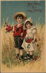 Best Wishes For A Happy Birthday Postcard