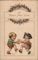 A Happy New Year Postcard