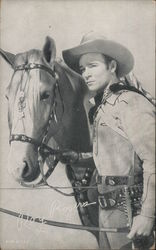 A Cowboy And His Horse - Roy Rogers Arcade Card