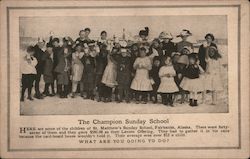 St. Matthew's Champion Sunday School Fairbanks, AK Postcard Postcard Postcard