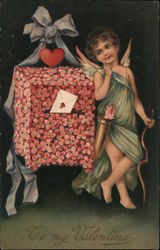 To My Valentine Cupid Postcard Postcard Postcard