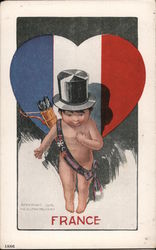 Love For France Postcard