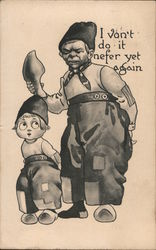Man Spanks Boy Postcard