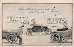 Some People Don't Know a Good Thing Until It's Too Late Postcard