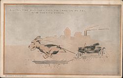 A Ford is a Bad Car Postcard