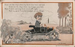 Comic Illustration - A Ford is a Bad Car Cars Cobb Schinn Postcard Postcard Postcard