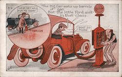A Ford Can't Have Too Much Fuel Postcard