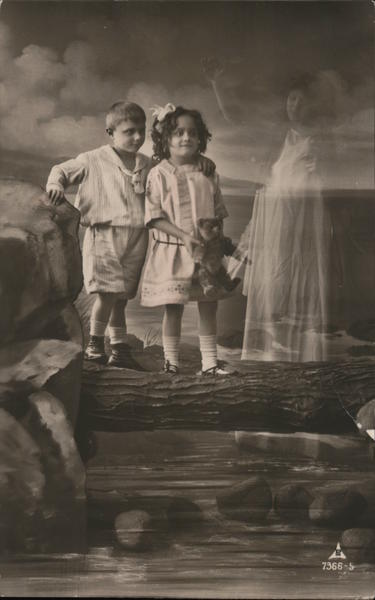 Two children, Guardian Angel Angels