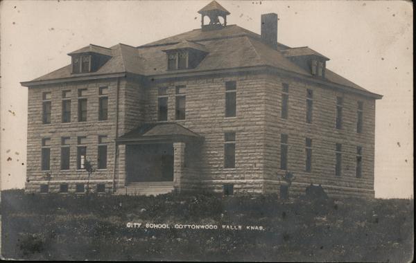 City School Cottonwood Falls Kansas