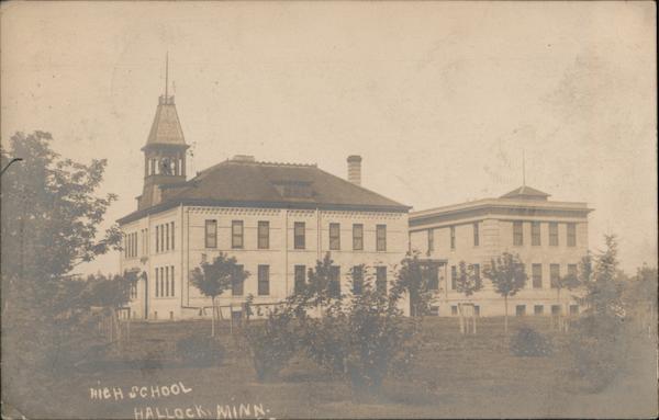 High School Hallock Minnesota