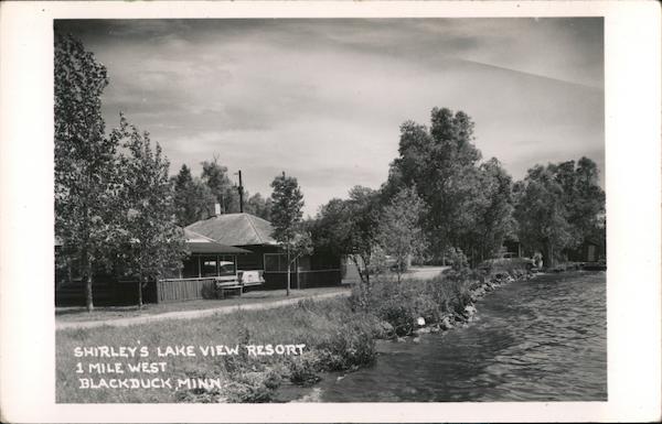 Shirley's Lake View Resort Blackduck Minnesota