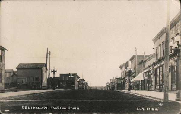 Central Avenue Looking South Ely Minnesota