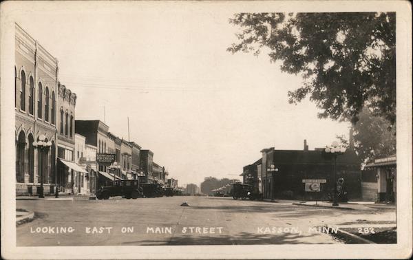 Looking East on Main Street Kasson Minnesota