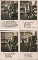 Set of 4: "The Volunteer Organist" Postcard