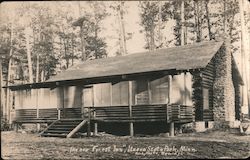 The New Forest Inn, Itasca State Park Park Rapids, MN "Rich" Photo Postcard Postcard Postcard