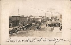 Business Street Hawley, MN Postcard Postcard Postcard