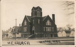 M.E. Church Hector, MN Postcard Postcard Postcard