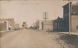 Main Street Looking East Postcard