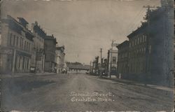 Second Street Crookston, MN Postcard Postcard Postcard