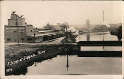 A Scene at Cloquet Minn. Postcard