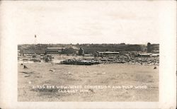 Bird's Eye View, Wood Conversion and Pulp Wood Cloquet, MN Postcard Postcard Postcard