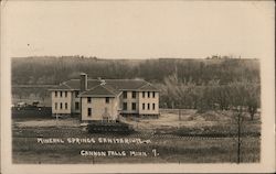 Mineral Springs Sanitarium Postcard