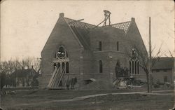 Church Construction Cannon Falls, MN Postcard Postcard Postcard