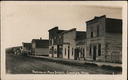 Portion of Main Street Chandler, MN Postcard Postcard Postcard