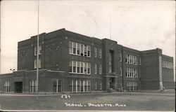 School Building Baudette, MN Postcard Postcard Postcard