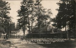 Pines Resort, Lake Winnibigoshish Postcard