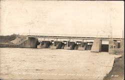 Upper Mississippi Reservoir Dam Postcard
