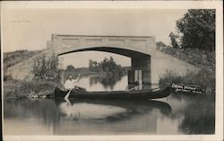 Canal Scene Detroit, MN Postcard Postcard Postcard