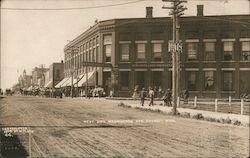 West Side Washington Ave. Detroit, MN W. Olson Postcard Postcard Postcard