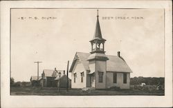 E M.E. Church Deer Creek, MN Postcard Postcard Postcard