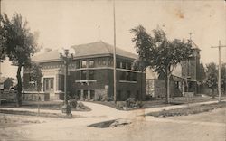 Public Library Detroit, MN Postcard Postcard Postcard