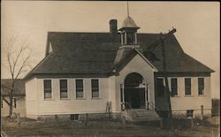School building Postcard