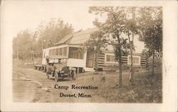 Camp Recreation Postcard