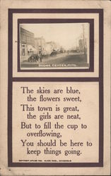 Main Street, Dodge Center Postcard