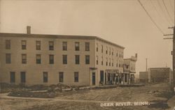 Street Scene Deer River, MN Postcard Postcard Postcard