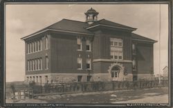 The Adams School Eveleth, MN Blackman Postcard Postcard Postcard