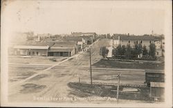 Bird's Eye View of Main Street Postcard