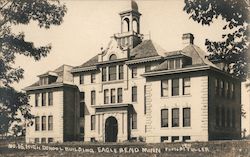 High School Building Postcard