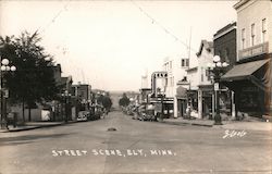 Street Scene Ely, MN Postcard Postcard Postcard