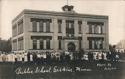Public School Erskine, MN Elkien Postcard Postcard Postcard