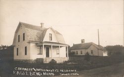 Creamery and Buttermaker's residence Postcard