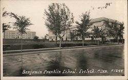 Benjamin Franklin School Postcard