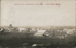 Sectional Birds-Eye View Postcard
