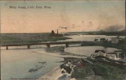 River Scene Postcard