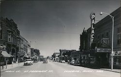 Maint St. at Freeman St. Palace Movie Theater Luverne, MN Postcard Postcard Postcard