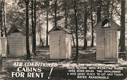 Air Conditioned Cabins for Rent Postcard